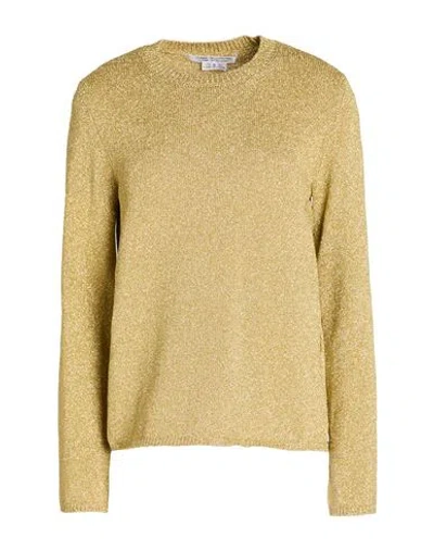 Comme Des Garçons Woman Sweater Gold Size M Polyester, Nylon