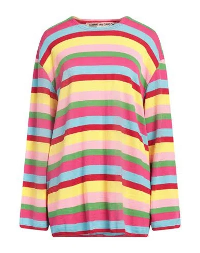 Comme Des Garçons Woman Sweater Pink Size S Acrylic, Wool