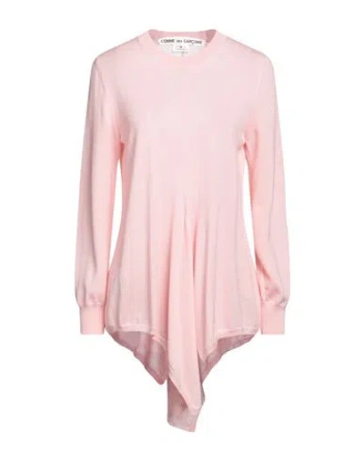 Comme Des Garçons Woman Sweater Pink Size M Wool