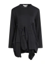 Comme Des Garçons Woman T-shirt Black Size L Polyester In Black