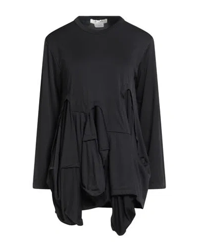 Comme Des Garçons Woman T-shirt Black Size L Polyester