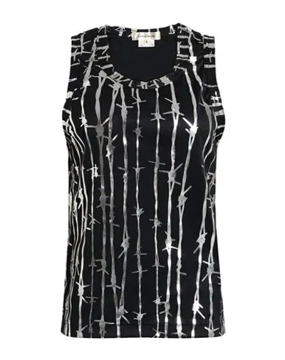 Comme Des Garçons Woman T-shirt Black Size M Polyester