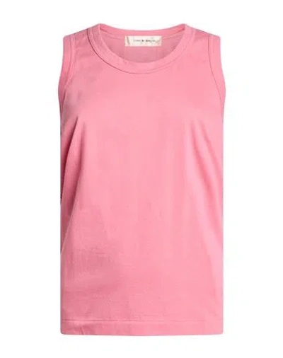Comme Des Garçons Woman Tank Top Pink Size L Cotton