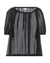 Comme Des Garçons Woman Top Black Size L Polyester