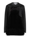 Comme Des Garçons X Poly Velveteen Top In Black
