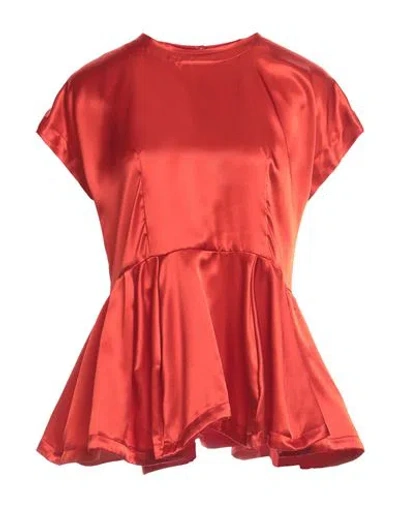 Comme Des Garçons Woman Top Tomato Red Size S Polyester