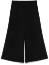 Comme Des Garçons Pleated Trousers In Black