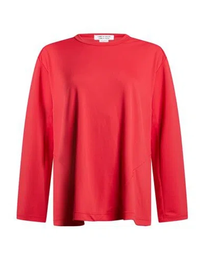 Comme Des Garçons Woman T-shirt Magenta Size M Polyester In Red
