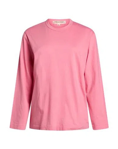 Comme Des Garçons Woman T-shirt Pink Size L Cotton