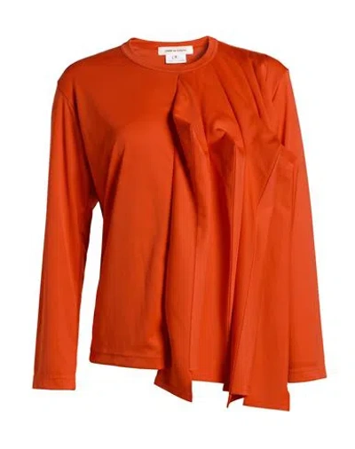 Comme Des Garçons Woman T-shirt Red Size S Polyester In Purple