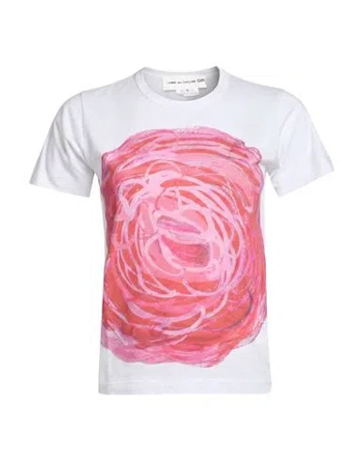 Comme Des Garçons Woman T-shirt White Size M Cotton