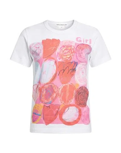 Comme Des Garçons Woman T-shirt White Size S Cotton