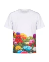 Comme Des Garçons Polyster Jersey A Pattern Long Sleeve Tee In White
