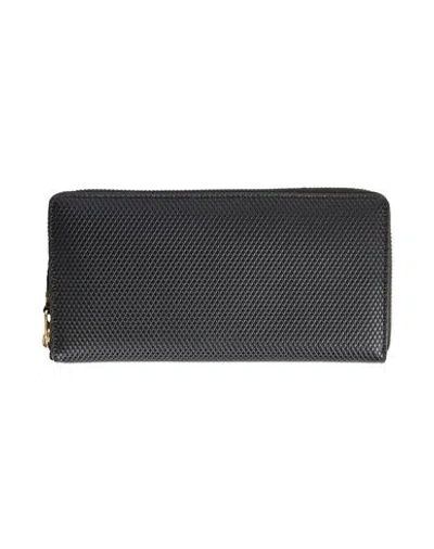 Comme Des Garçons Woman Wallet Black Size - Cow Leather