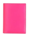 Comme Des Garçons Woman Wallet Fuchsia Size - Leather In Pink