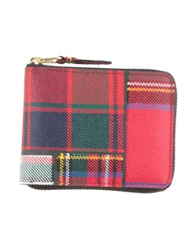 Comme Des Garçons Woman Wallet Red Size - Textile Fibers