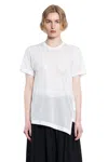 Comme Des Garçons Woman White T-shirts & Tank Tops In White