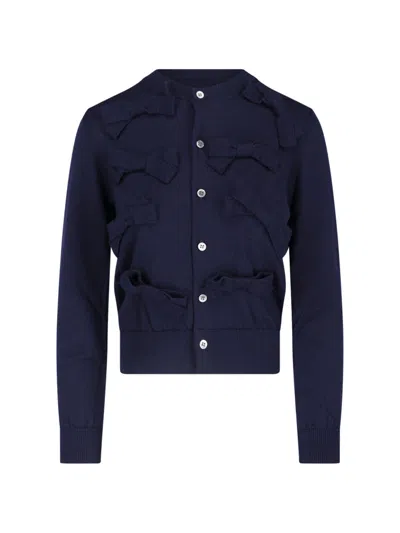 Comme Des Garçons Comme Des Garcons Women's 100% Wool Sweater In Blue