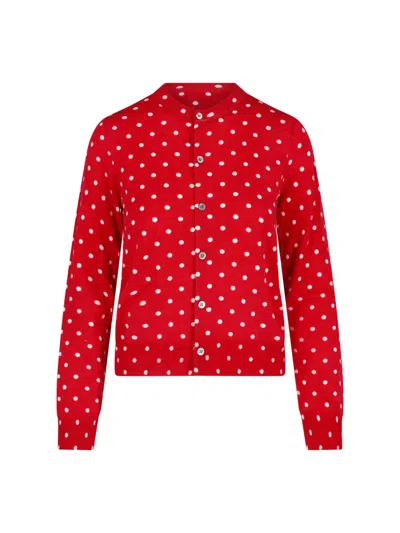 Comme Des Garçons Comme Des Garcons Women's 100% Wool Sweater In Red
