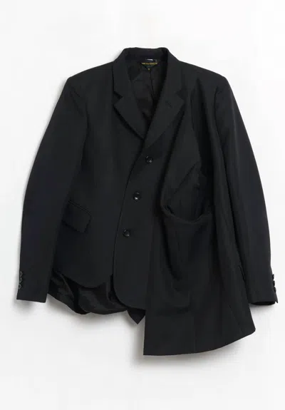 Comme Des Garçons Women's Asymmetrical Blazer In Black