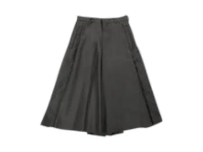 Pre-owned Comme Des Garçons Women's Comme Des Garcons Casual Wide Leg Pants In Mixco Wash