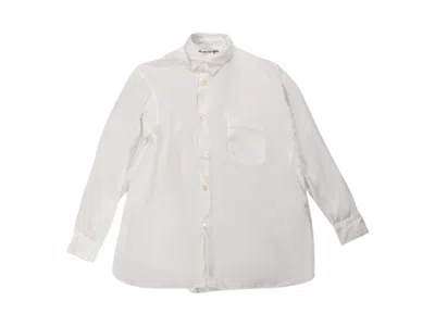 Pre-owned Comme Des Garçons Women's Comme Des Garcons Longleeved Blouse In Tan