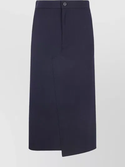 COMME DES GARÇONS WOMEN'S HIGH WAIST MIDI SKIRT