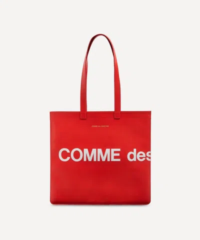 Comme Des Garçons Comme Des Garcons Women's Leather Logo Tote Bag