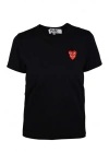 Comme Des Garçons Logo T-shirt In Black