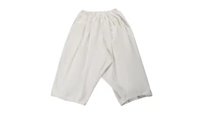 Pre-owned Comme Des Garçons Women's Wideegged Pant In White