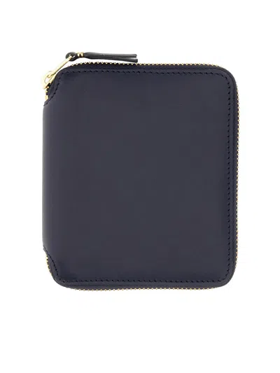 Comme Des Garçons Comme Des Garcons Women Zip Around Classic Wallet In Blue