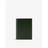 Comme Des Garçons Classic Bifold Leather Card Wallet In Bottle Green