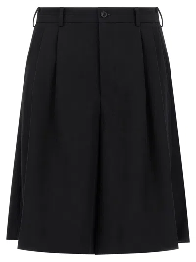 COMME DES GARÇONS WOOL BERMUDA SHORTS