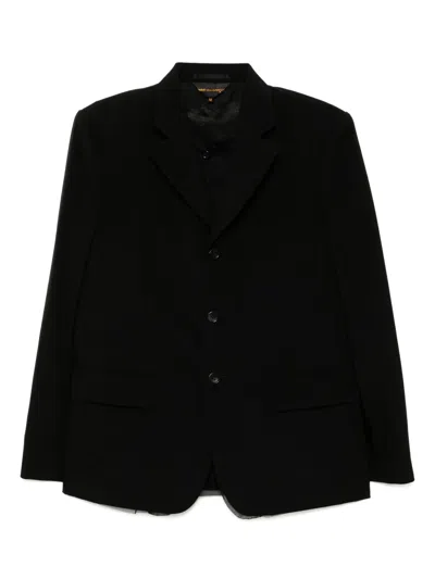 Comme Des Garçons Wool Blazer In 黑色