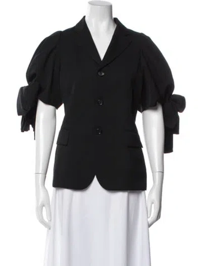 Pre-owned Comme Des Garçons Wool Blazer In Black