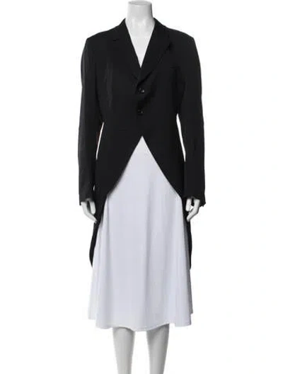 Pre-owned Comme Des Garçons Wool Blazer In Black