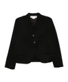 Comme Des Garçons Wool Blazer In Black