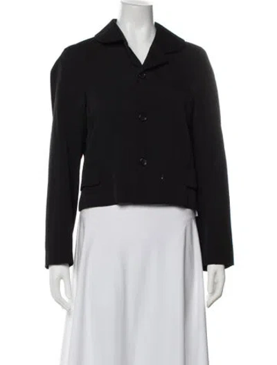 Pre-owned Comme Des Garçons Wool Blazer In Black