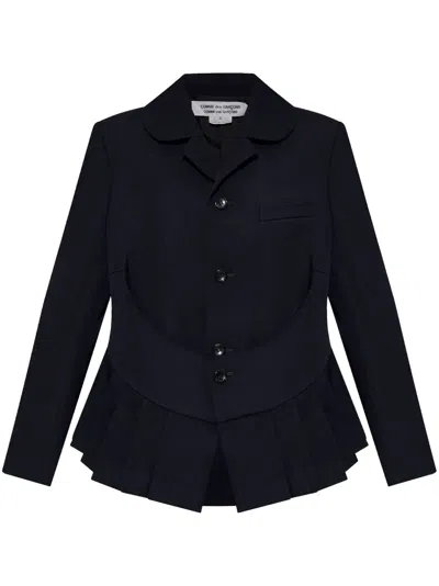 Comme Des Garçons Long Sleeve Casual Jacket In Black