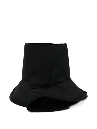 Comme Des Garçons Comme Des Garcons Wool Bucket Hat In Black