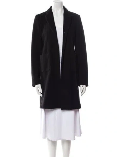 Pre-owned Comme Des Garçons Wool Coat In Blue