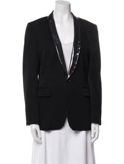 Pre-owned Comme Des Garçons Wool Coat W/ Tags In Black