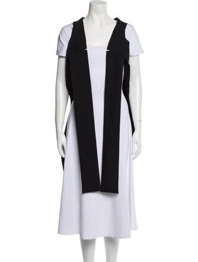 Pre-owned Comme Des Garçons Wool Coat W/ Tags In Black