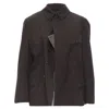 Comme Des Garçons Comme Des Garcons Wool Corset Vest Bundled Blazer In Red