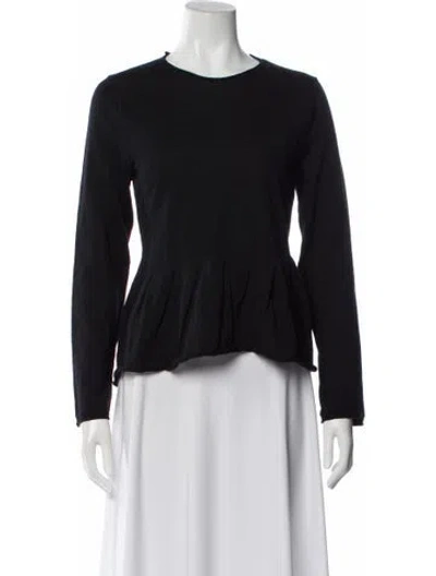 Pre-owned Comme Des Garçons Wool Crew Neck Sweater In Gray