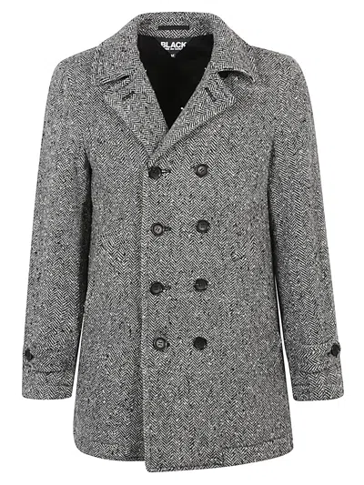 COMME DES GARÇONS COMME DES GARÇONS WOOL DOUBLE-BREASTED COAT