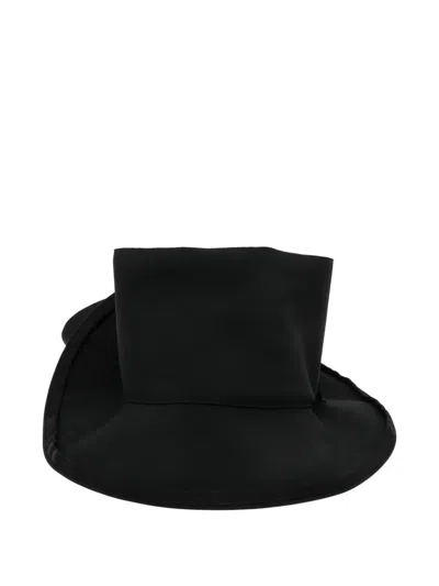 Comme Des Garçons Wool Fedora Hat In Orange