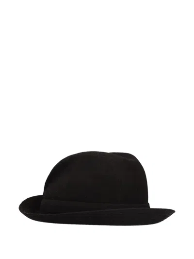 Pre-owned Comme Des Garçons Wool Felt Hat In Black