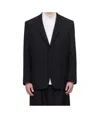 Comme Des Garçons Wool Gabardine Blazer In Black