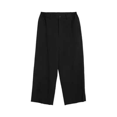 Pre-owned Comme Des Garçons Wool Gabardine Pant 'black' | Women's Size S